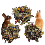 Ciasteczka urodzinowe - ziołowe, naturalne dla królika i gryzonia