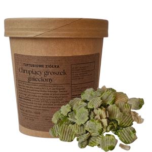 Chrupiący groszek gnieciony dla królika i gryzonia- bogactwo białka