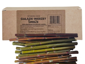 Świeże gałązki wierzby 100g dla królika i gryzonia