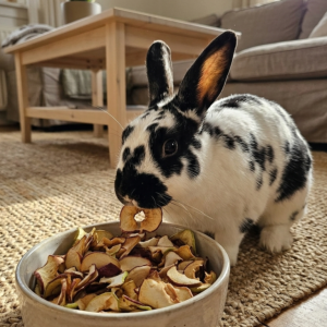 Owocowy kubek jabłkowy dla królika/ Na trawienie