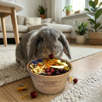 Lunch box ziołowo-owocowo-warzywny dla królika