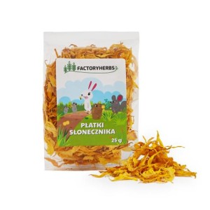 Płatki słonecznika 25g FactoryHerbs dla królików i gryzoni